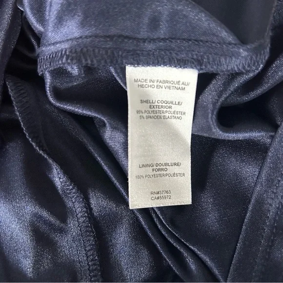 laundry by Shelli Segal Pop Orange Multi Sleeveless Halter Dress Lined Size 10 - Picture 10 of 10